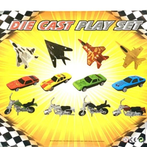 20 Piece Die Cast Metal Toy Car Model Vehicle Play Set Girls/Boys/Kids Ages 3+ - Picture 2 of 3